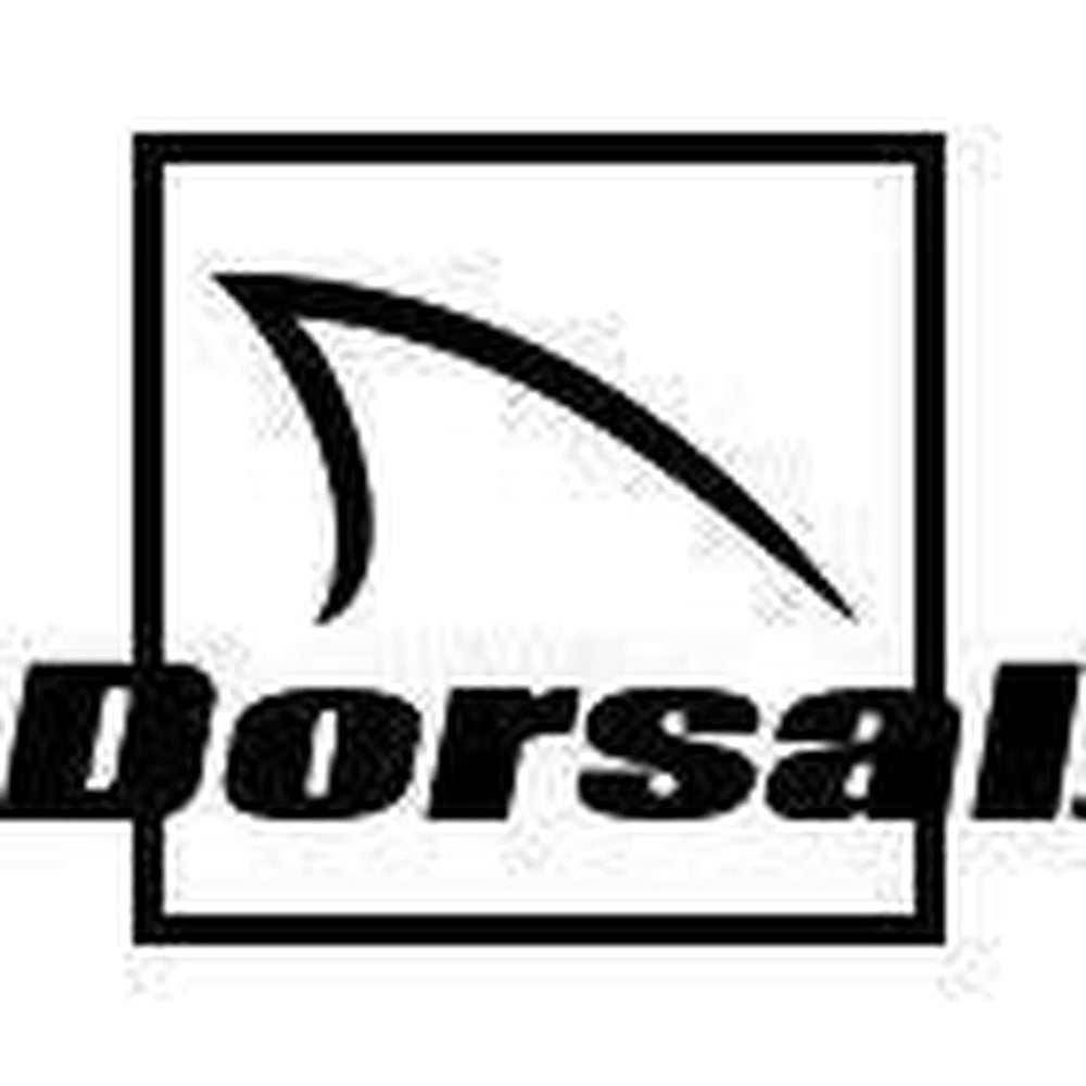 DORSAL Ailerons Twin Flexrez Core Lot de 2 - Compatible FCS Noir