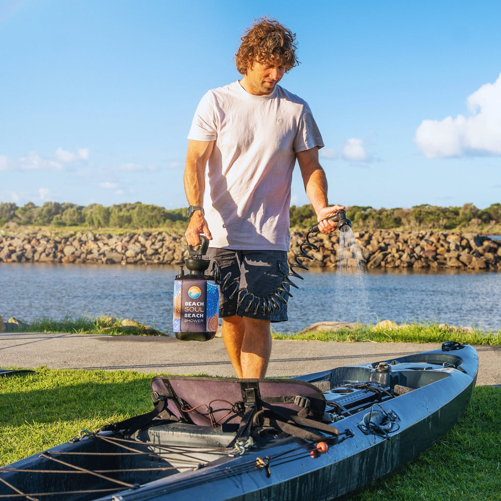 Douche Portable Jamigam 5L - Douche Compacte Surf et Plein Air