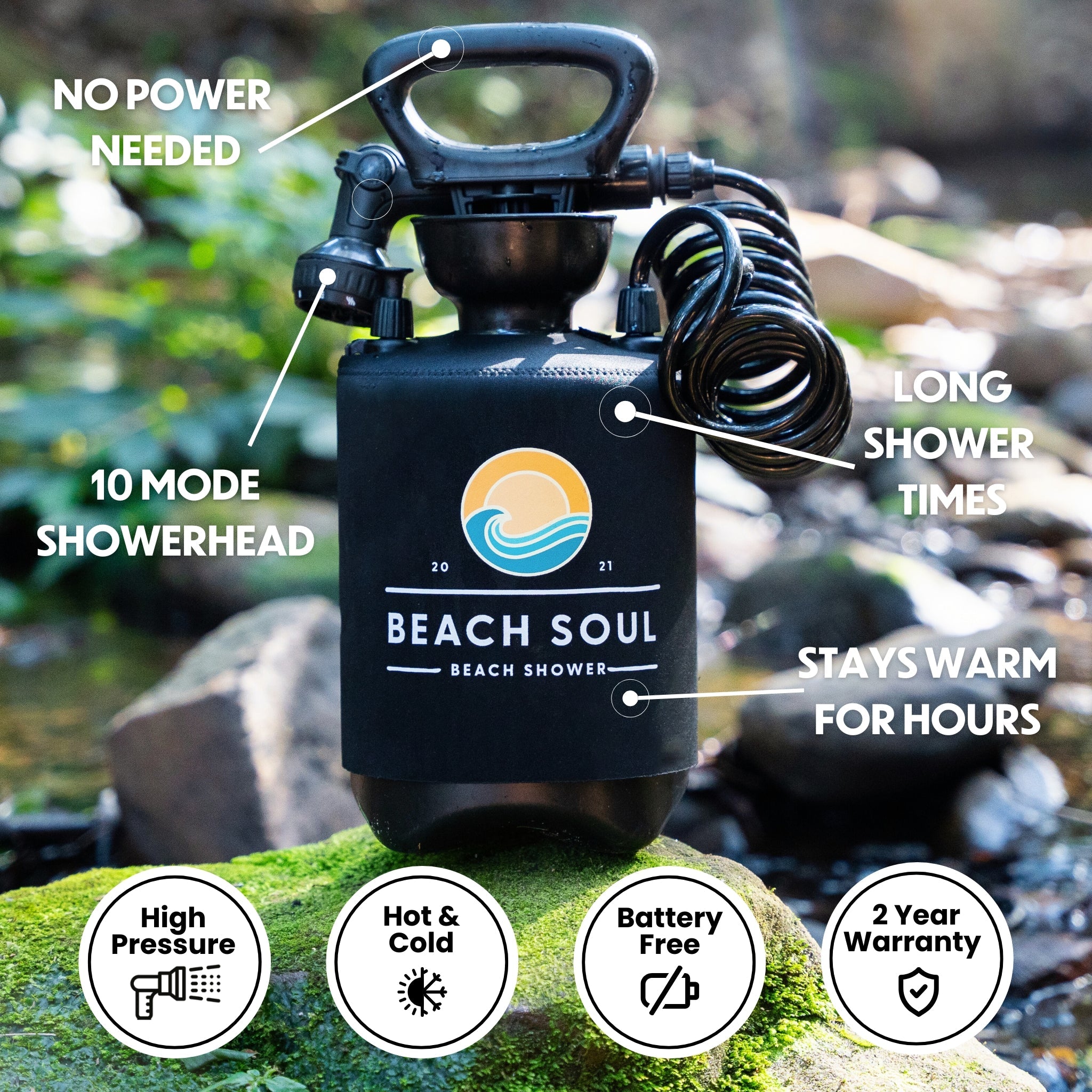 Douche Portable Original 5L - Douche Compacte Camping et Plein Air