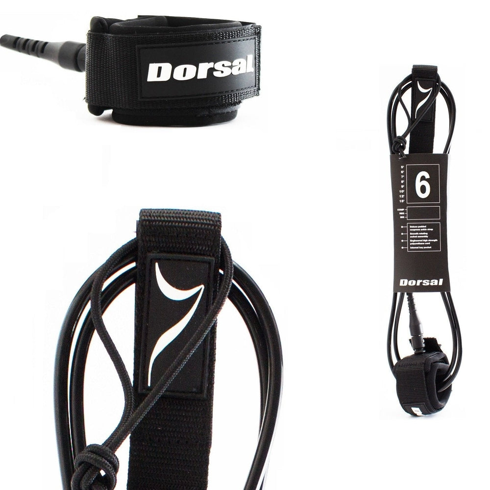 DORSAL Leash de Surf pour Planche Longboard et SUP