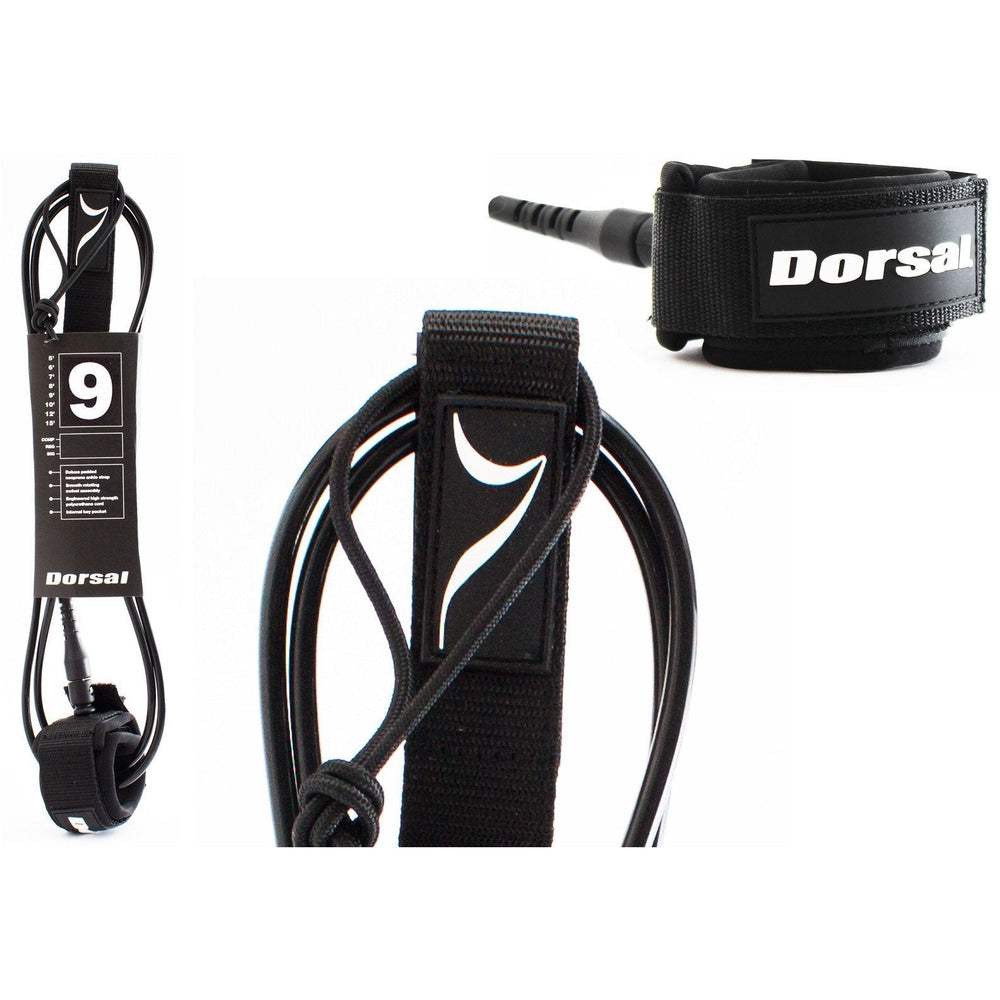 DORSAL Leash de Surf pour Planche Longboard et SUP