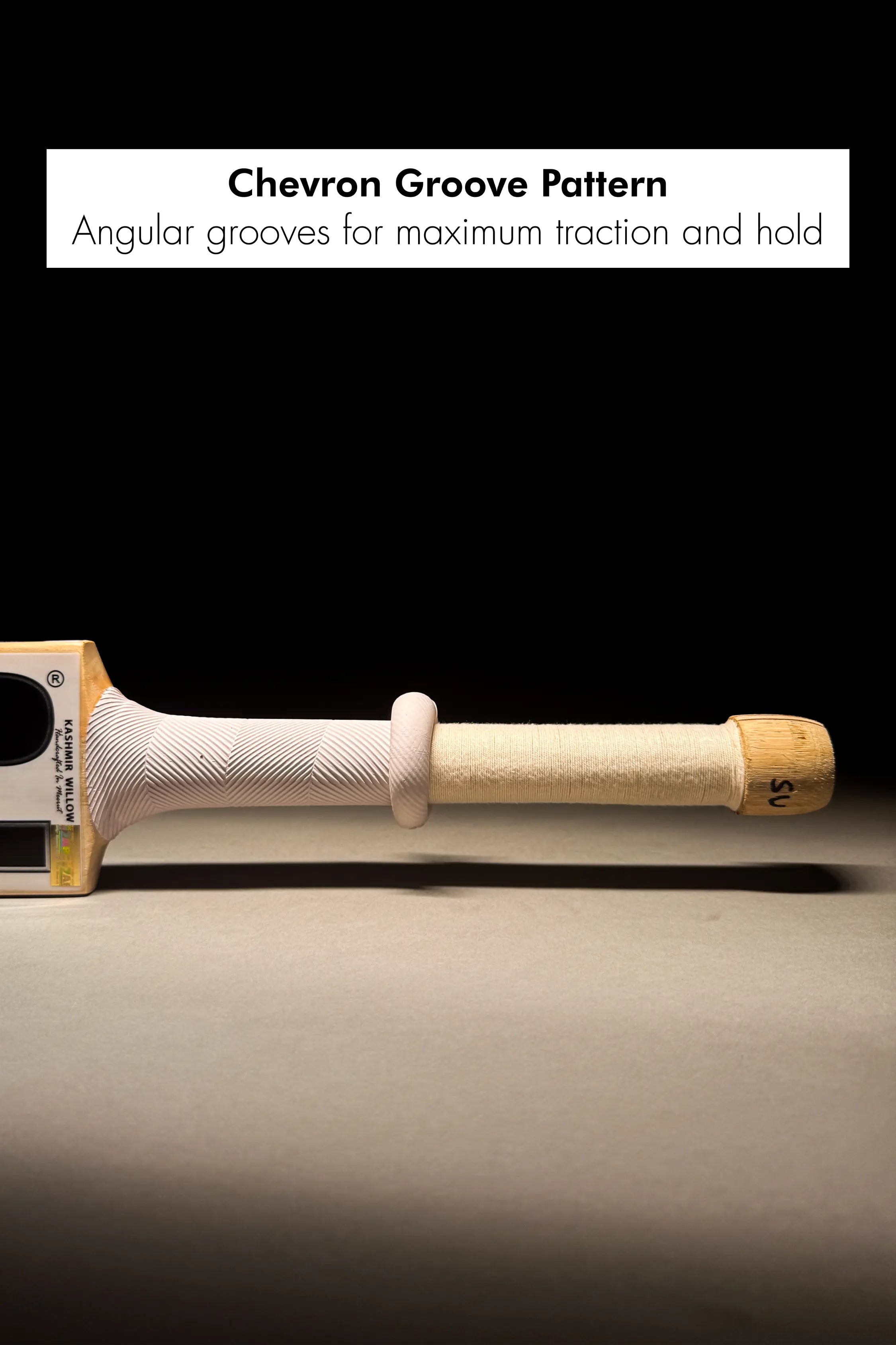 ZAP Chevron Grip pour Batte de Cricket - Revetement Poignee Antiderapant