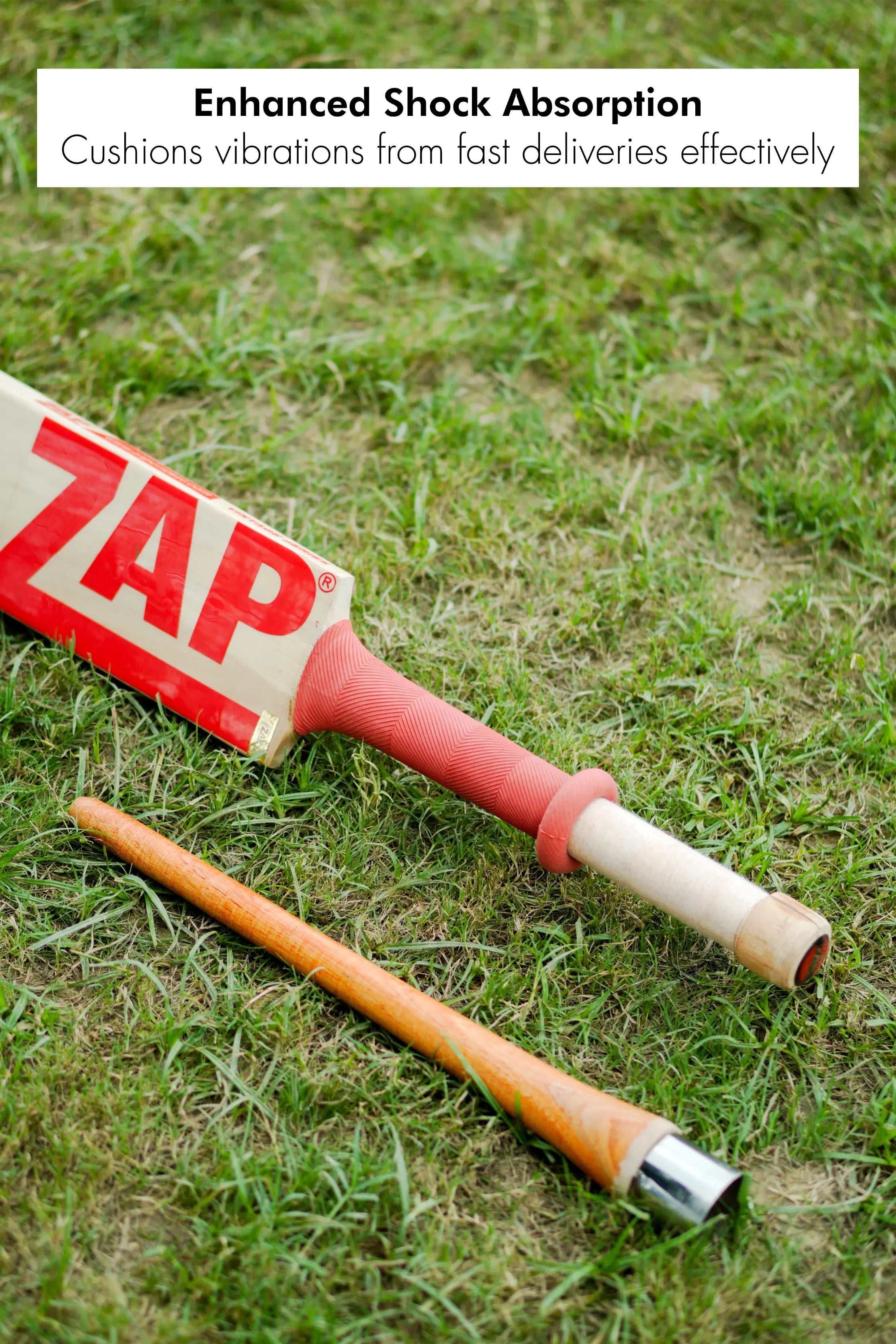 ZAP Chevron Grip pour Batte de Cricket - Revetement Poignee Antiderapant