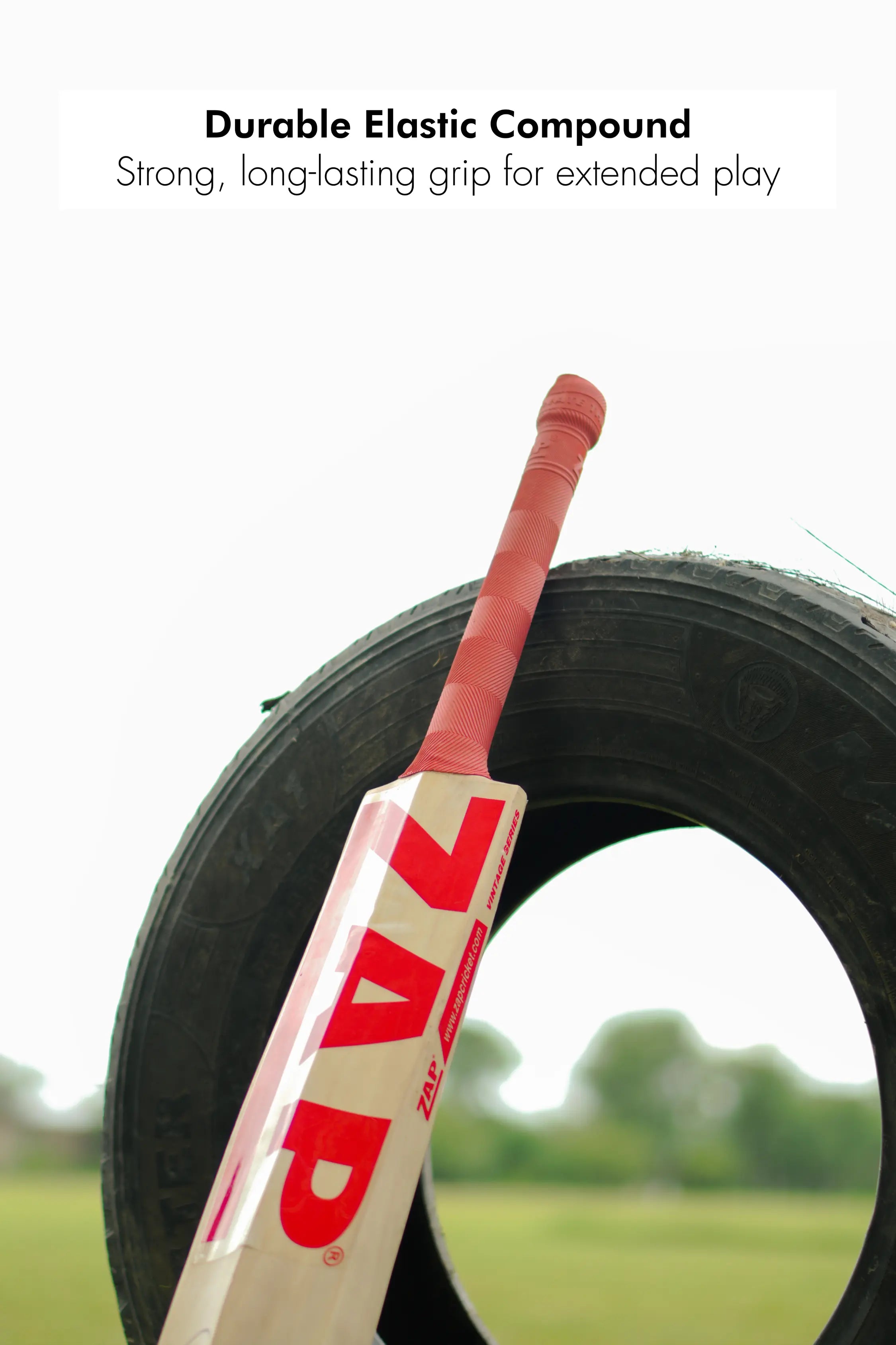 ZAP Chevron Grip pour Batte de Cricket - Revetement Poignee Antiderapant