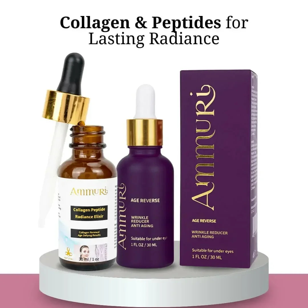 Coffret Soin Visage Collagene et Peptides Ammuri - Elixir Anti-Age Premium