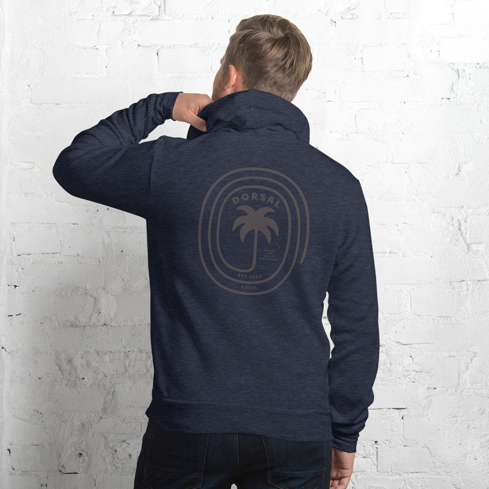 DORSAL Sweat a Capuche Eco Palm - Hoodie Unisexe Surf